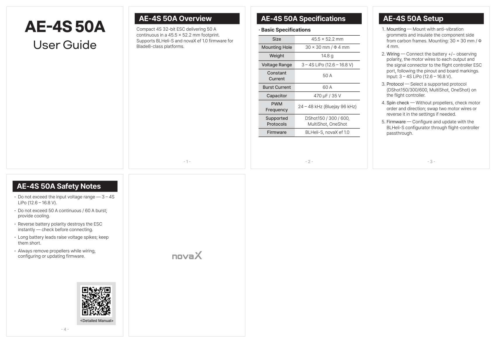 AE-4S 50A user manual (English)