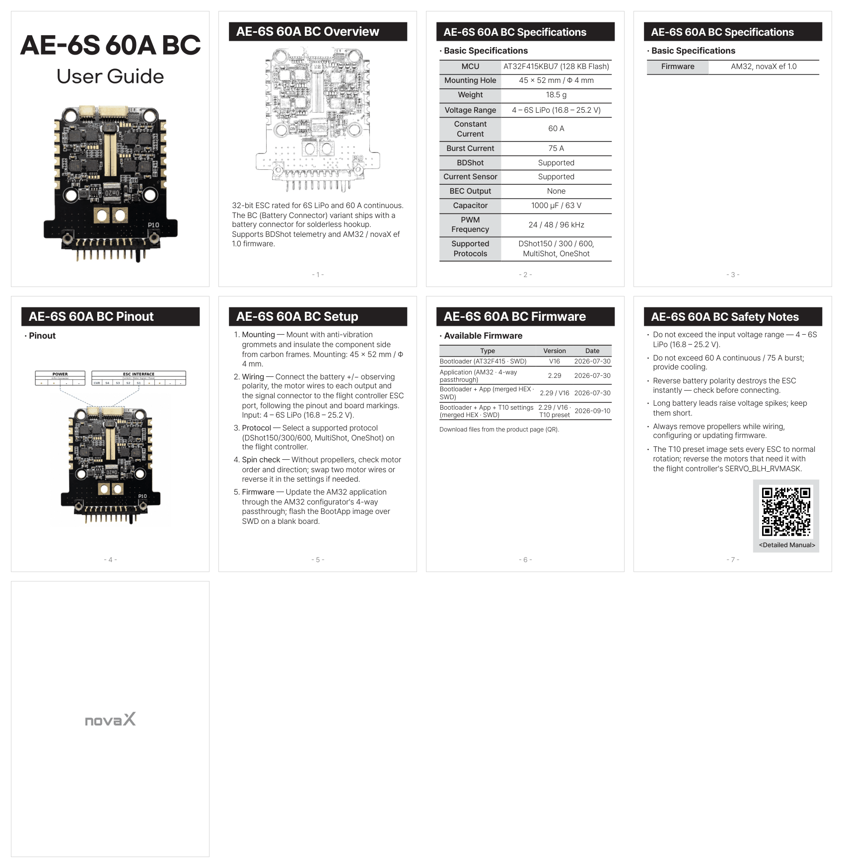 AE-6S 60A BC user manual (English)