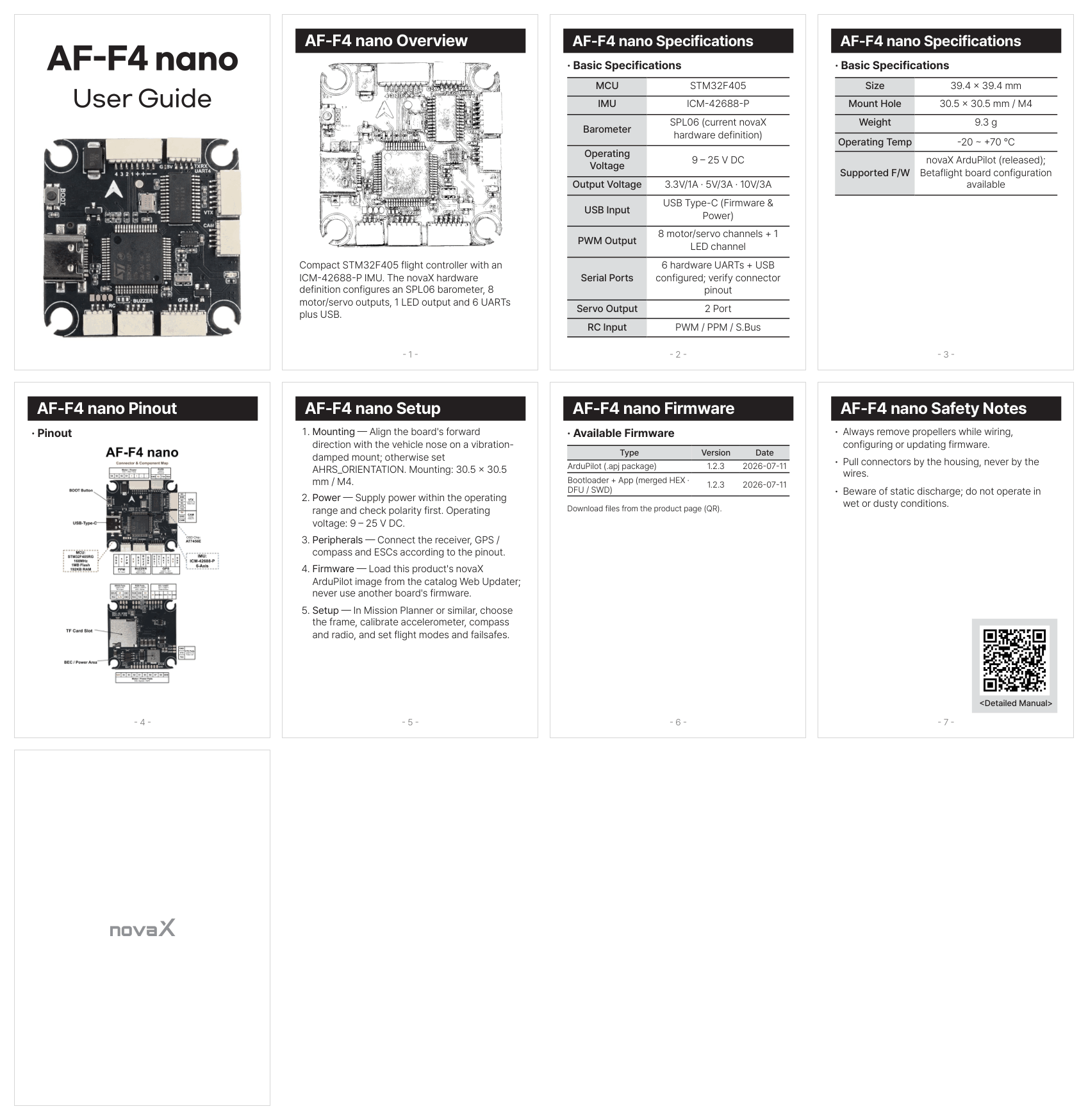 AF-F4 nano user manual (English)