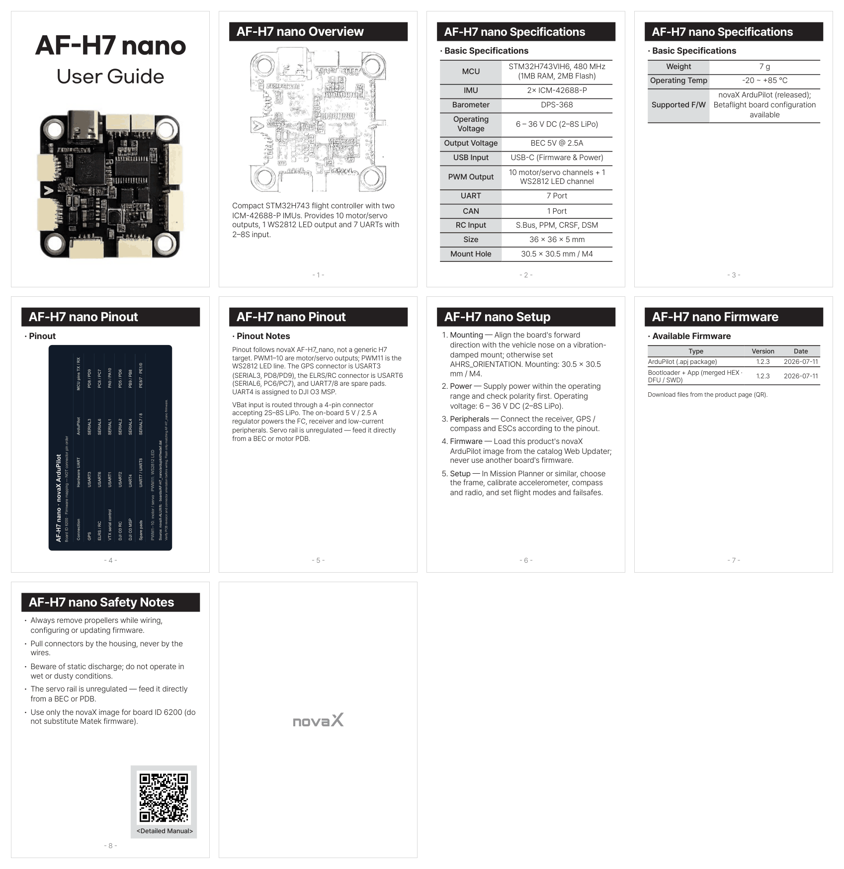 AF-H7 nano user manual (English)